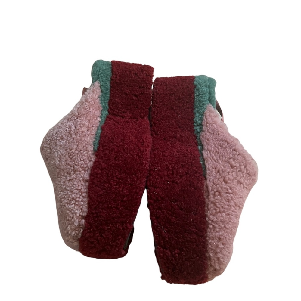 Fendi Shearling Platform Mules - Picture 2 of 5